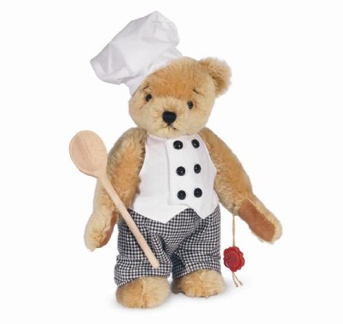 ハーマン社　シェフの服を着たテディベア　アンティーク　ヴィンテージ ハーマン社シェフの服を着たテディベアアンティークヴィンテージ